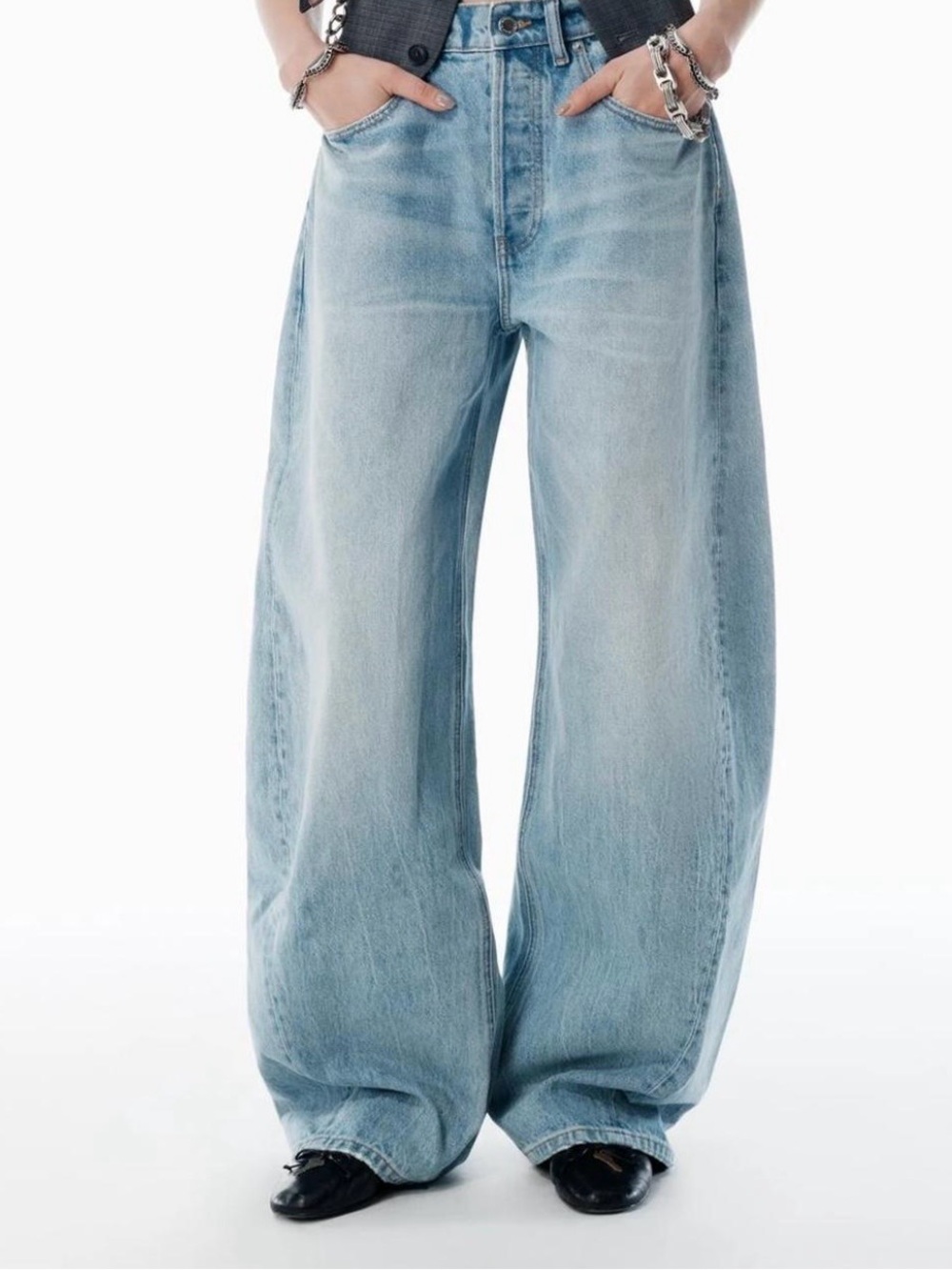 Alexander Wang Light Blue Boyfriend Jeans - Picture 4 of 5